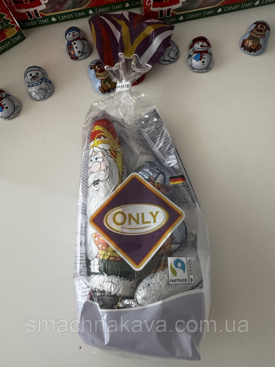Набір новорічних цукерок  Only Миколай Мікс 100 гр