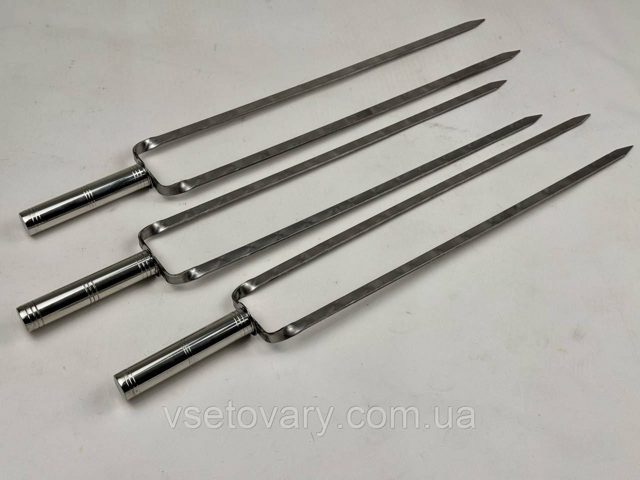 Подвійний шампур СРІБЛО, з нержавіючої сталі, фото 1