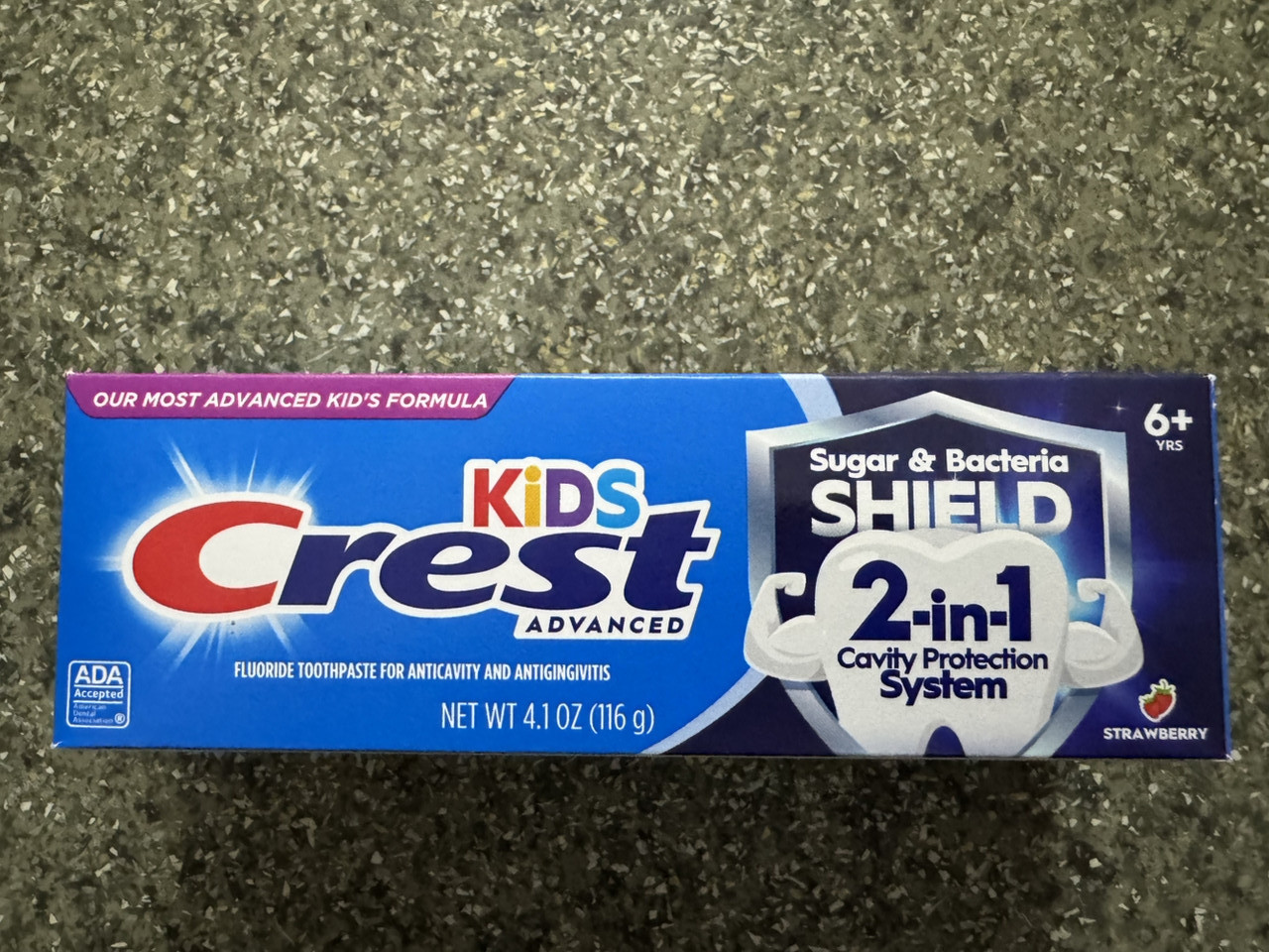 Зубна паста дитяча Crest Kid's Cavity Protection Strawberry Rush 116гр, фото 1