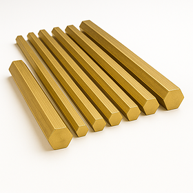 Шестигранник латунний ЛС59-1