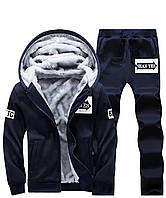 Чоловічий зимовий спортивний костюм на хутрі