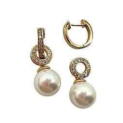 Сережки xuping. 18 к