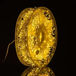 Гірлянда Роса 100 м 3000 LED, тепле біле світло, прозорий провід, 220В (з пультом, на котушці)