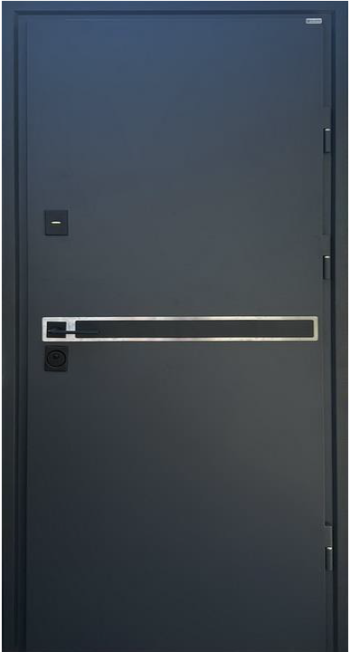 Двері вхідні Бастіон Прайм МАКС Ескада 26 RAL 7016/ ПВХ Дуб альпійський 860х2050 мм