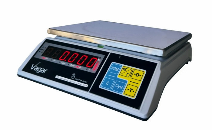 Ваги фасувальні VAGAR VW TOUCH 1.5/3/6 кг RS232