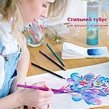 Акварельні олівці KALOUR AquaVibe набір 36 кольорів, фото 6