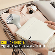 Ручний відпарювач для одягу 1000вт з антипригарною підошвою та резервуаром 280 мл, фото 3