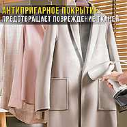 Ручний відпарювач для одягу 1000вт з антипригарною підошвою та резервуаром 280 мл, фото 8
