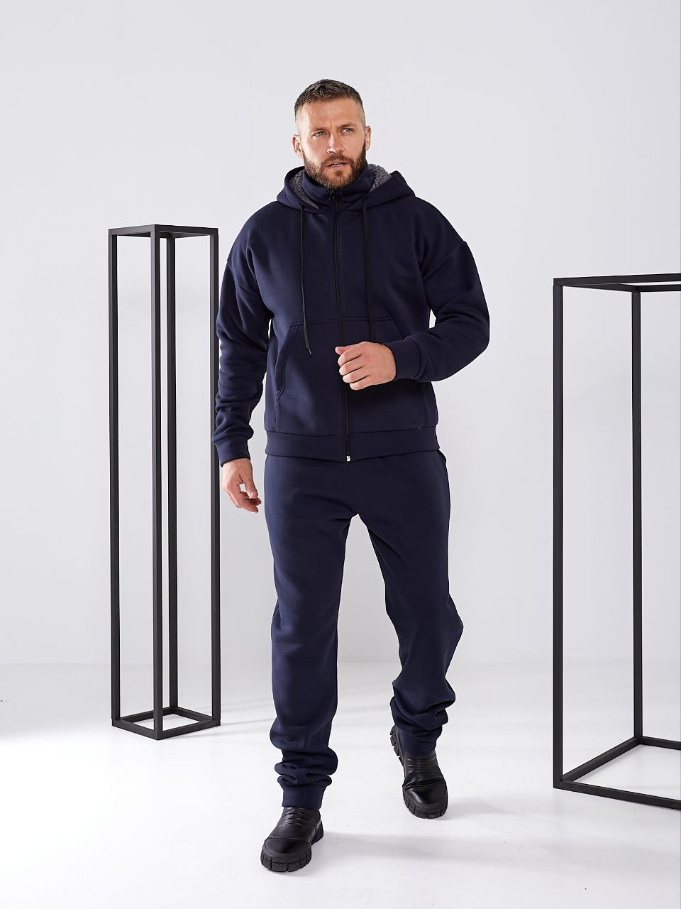 Спортивний костюм чоловічий тринитка, на хутру 513|46-48, 50-52, 54-56р.