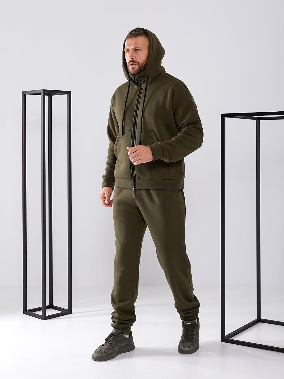 Спортивний костюм чоловічий тринитка, на хутру 513|46-48, 50-52, 54-56р.