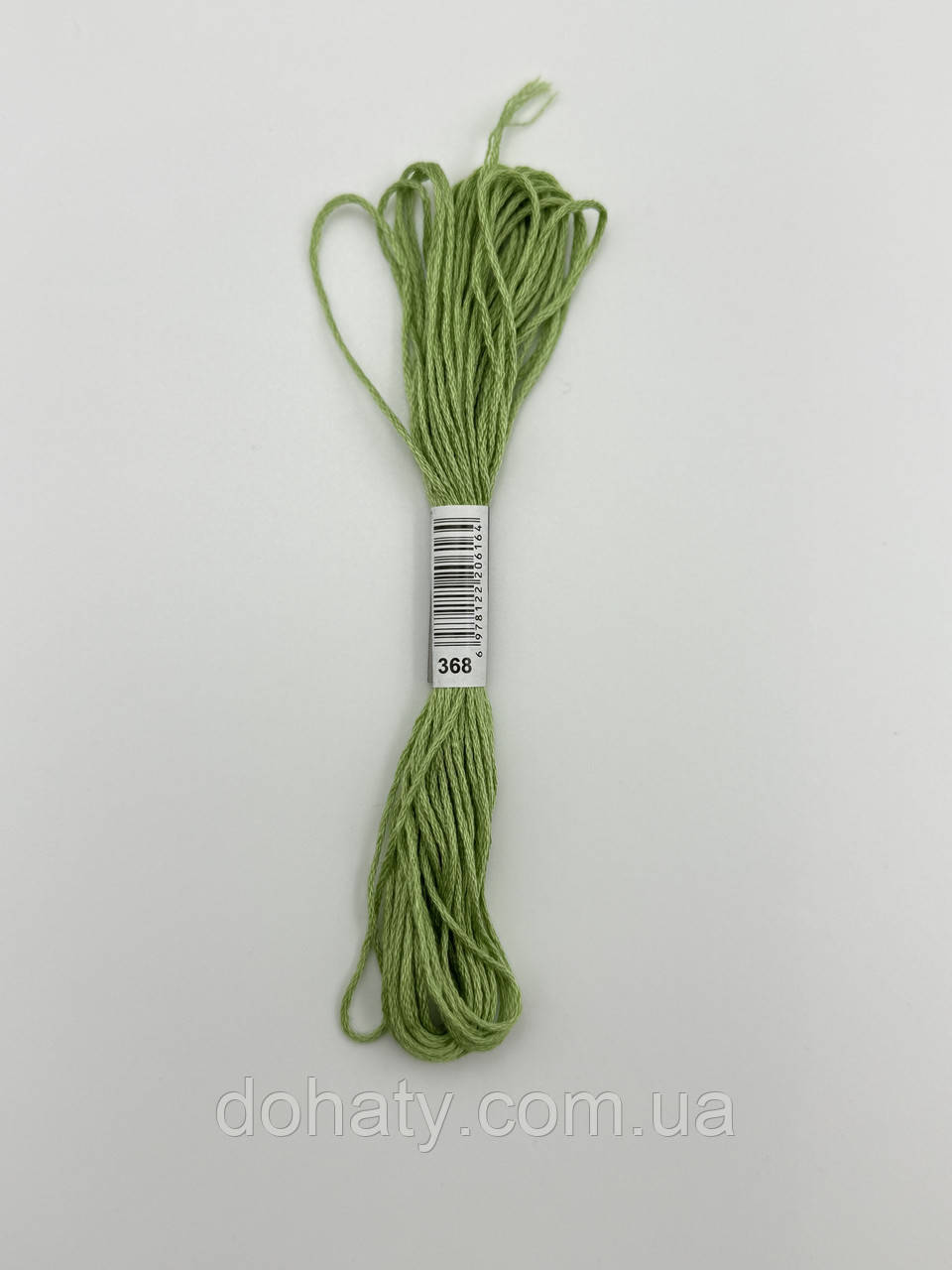 Нитки муліне 368 Світло-зелений / Фісташковий - ніжний природний для вишивання, фото 1
