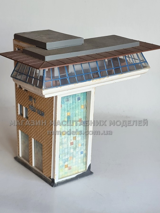 Модель дорожньго будинку у зборi для дитячоi залiзницi, стан б/у, масштаба H0 1:87, фото 1