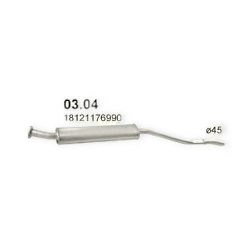 Резонатор E30 1.8 Бмв, фото 1