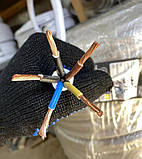 Провід кабель силовий ПВС 5х6.0 повноцінний, мідний круглий Одеса Каблекс (кратно 5м), фото 3