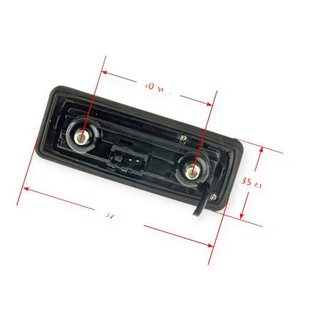 Камера виду замість ручки багажника Ауді, Шкода 1920х1080 пікселів, 170°, 4-pin, TRC-03 заднього, фото 2