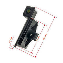 Камера заднього виду замість ручки багажника BMW 1,3,5, X1,X5,X6 1920х1080 пікселів, 170°, 4-pin,, фото 4