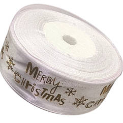 Атласна стрічка з малюнком 2.5 см (23 м) оптом