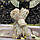 Святковий Баранець з соломи "L" 30-35 см Великий оберіг, декоративна прикраса, фото 3