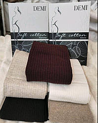 Махрові жіночі колготи «Demi Soft Cotton» в кольорах (S, M, L)