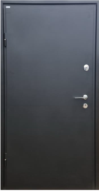 Двері вхідні Бастіон  Прайм Ескада 32 RAL 9005 / ПВХ Дуб шато 860х1900 мм