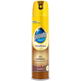 Поліроль для меблів PRONTO Класик, аерозоль, 250мл
