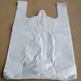 Пакет Майка 40*60 білий 50шт. (міцний)