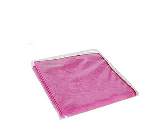 Серветки з мікрофібри для скла 35х35 см (5 шт.) Рожеві