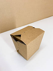 Паста бокс для локшини та фаст-фуда 500 мл, збірний, крафт, 50 шт/уп