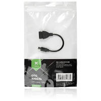 Дата кабель OTG USB 2.0 AF to Type-C 0.1m, кабель, USB 2.0 (AF), USB Type-C, 0.15 м (PN-OTG-TYPE-C)