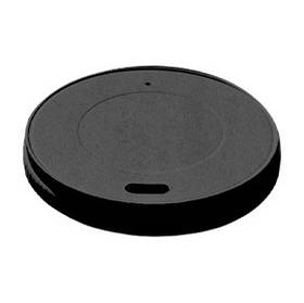 Кришка паперова для стаканів D‑90 чорна, 50 шт – екологічна одноразова