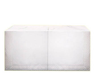 Серветки паперові Дабл Пак інтенсив "БІЛІ", 33х33 см, 2 шари, 200 шт / Уп.