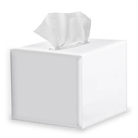 Серветки PRO service для обличчя у боксі (куб), 80 шт