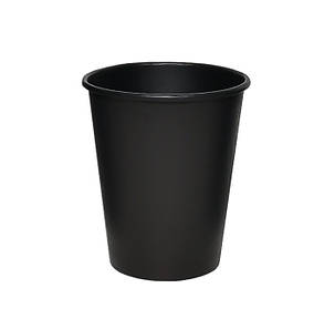 Стакан паперовий 340 мл Black 50шт в рукаві