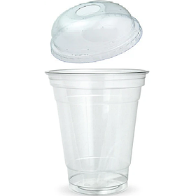 Купольний стаканчик з купольною кришкою 420мл. 100шт/уп (10уп/1000шт)