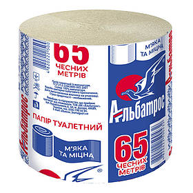 Папір туалетний Альбатрос 60 Чесних Метрів 1 шт
