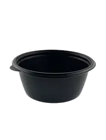 Супниця чорна без кришки (375мл) 50шт