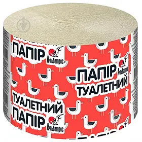 Туалетний папір Альбатрос макулатурний 90м Джамбо (9рул/уп) Код: 404