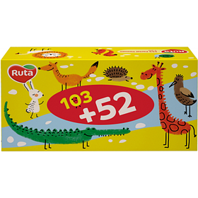 Серветки косметичні Ruta Kids 2 шари 155 аркушів