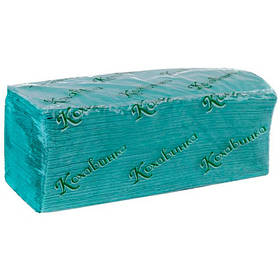 Рушники паперові Кохавинка V-складання 170 листів Зелені 25 ящ.