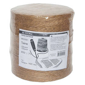 Шпагат джутовий Buromax товщина 1100 текс 720 м 800 г