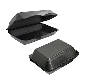 Ланч бокс ЧОРНИЙ НР-9 (190*150*60), 125 шт/уп