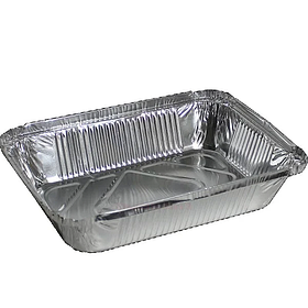 Контейнер із харчової алюмінієвої фольги, 960мл 100шт/уп
