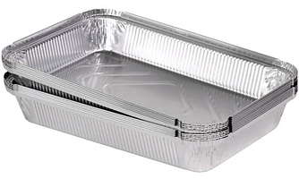 Контейнер із харчової алюмінієвої фольги, 2000мл 100шт/уп