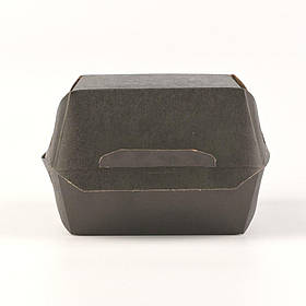 Коробка ЧОРНА для Бургера 125*125*90 ламінована (50 шт)