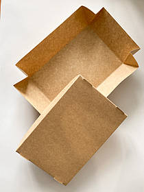 Упаковка паперова для суші 170*100*50 мм крафт з ламінацією