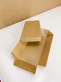 Упаковка паперова для суші 170*130*55 мм крафт з ламінацією