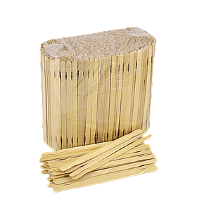 Мішалка дерев'яна фігурна 14 см у пакеті 700шт