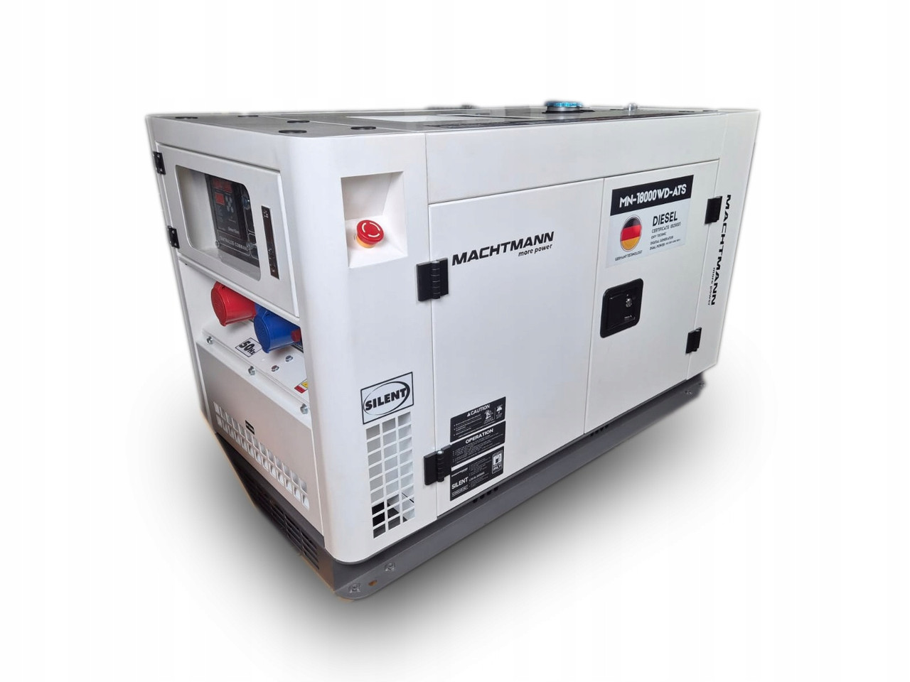 Генератор дизельний 400 В 18 кВА Machtmann MN18000WD-ATS