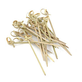 Шпажка Бамбукова з вузликом 6см,100 шт(1 поч)Дерев'яна
