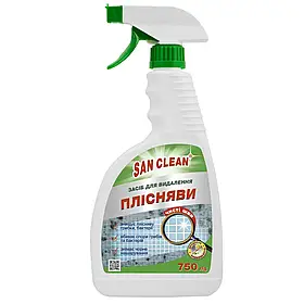 Спрей для прибирання Сан Клин San Clean Засіб для видалення цвілі та бруду 750 мл